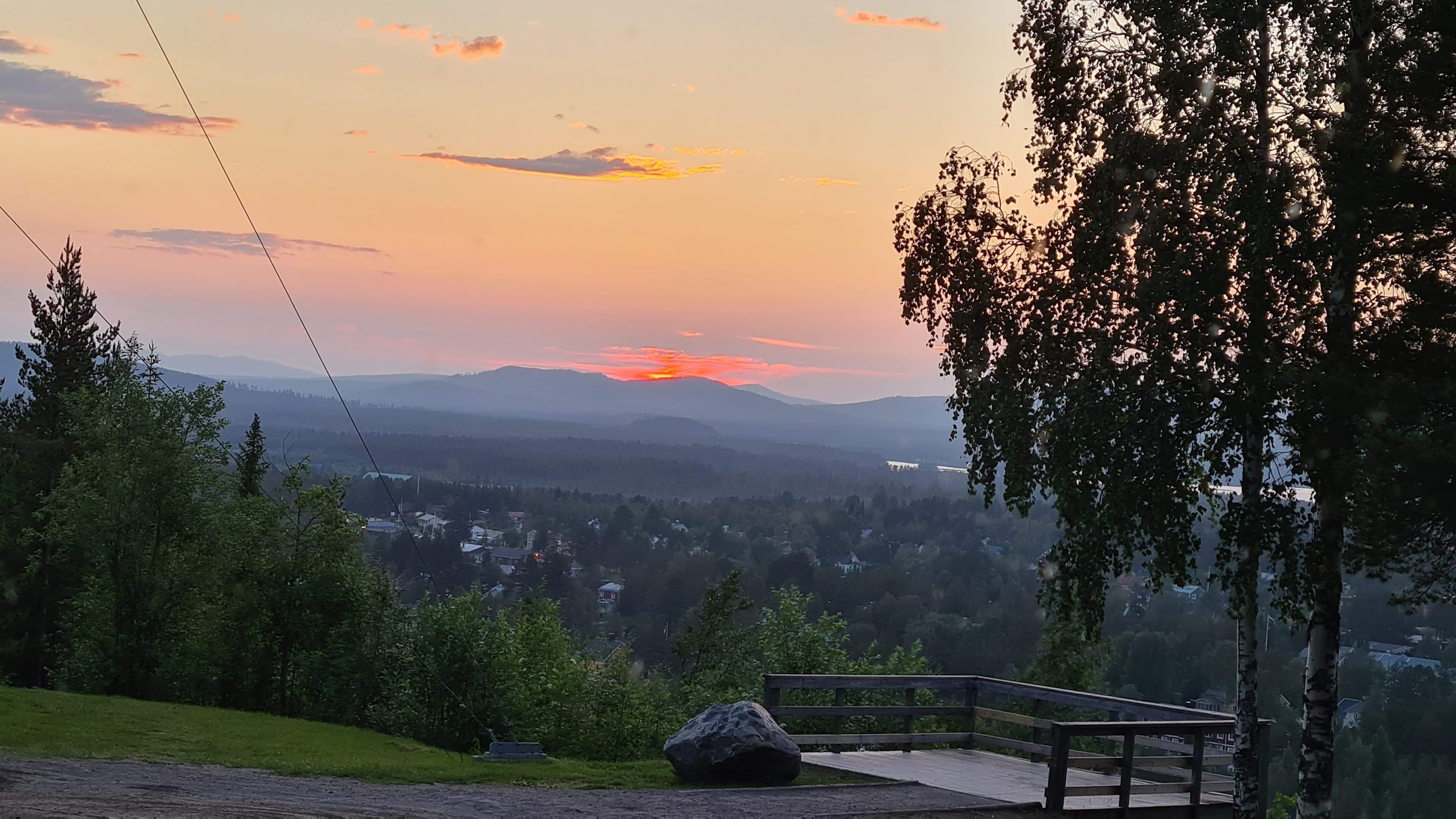 Lillberget panoramic view